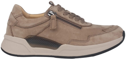 Gabor Rollingsoft sensitive 76.958.40 dames rollende wandelsneaker - maat 42 Beige