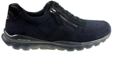 Gabor Rollingsoft sensitive 76.968.26 dames rollende wandelsneaker Blauw - 42