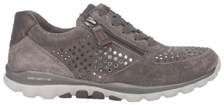 Gabor Rollingsoft sensitive 76.968.30 dames rollende wandelsneaker Grijs - 37,5
