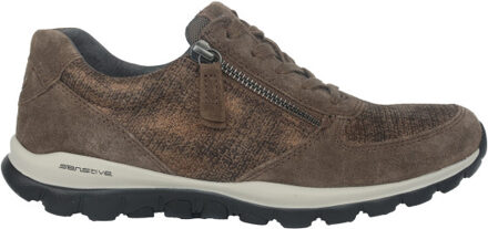 Gabor Rollingsoft sensitive 76.968.61 dames rollende wandelsneaker Bruin - 42