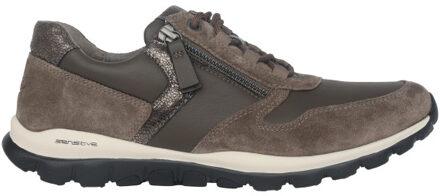 Gabor Rollingsoft sensitive 76.969.30 dames rollende wandelsneaker Grijs - 40,5