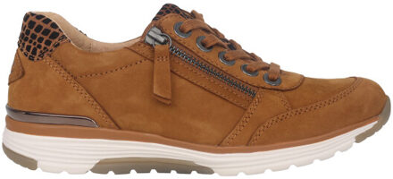 Gabor Rollingsoft sensitive 76.973.32 dames rollende wandelsneaker Bruin - 37