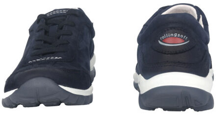 Gabor Rollingsoft sensitive 86.965.46 dames rollende wandelsneaker Blauw - 37,5