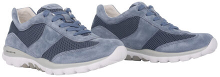 Gabor Rollingsoft sensitive 86.966.26 dames rollende wandelsneaker Blauw - 42,5