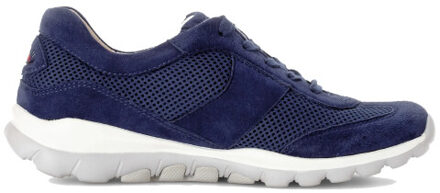 Gabor Rollingsoft sensitive 86.966.36 dames rollende wandelsneaker Blauw - 38
