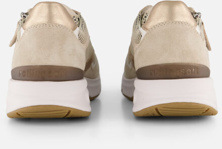 Gabor Rollingsoft Sneakers beige Leer - 36,36.5,37,37.5,38,38.5,39,40,41,41.5,42,42.5,43,43.5