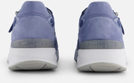 Gabor Rollingsoft Sneakers blauw Leer - 36,36.5,37,37.5,38,38.5,39,40,41,42,42.5,43.5