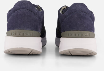 Gabor Rollingsoft Sneakers blauw Suéde - 36,36.5,37,37.5,38,38.5,39,40,41,41.5,42,42.5,43,43.5
