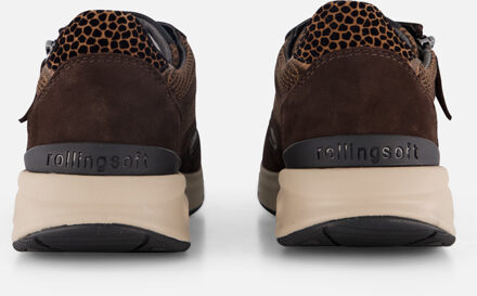 Gabor Rollingsoft Sneakers brons Leer - 36,38,38.5,39,40,41,42