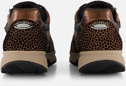 Gabor Rollingsoft Sneakers bruin Suede - 36,37,37.5,38,38.5,39,40,41,41.5,42,43,43.5