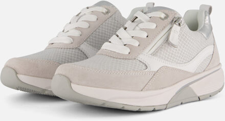 Gabor Rollingsoft Sneakers grijs Textiel Wit - 38,40,41