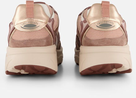 Gabor Rollingsoft Sneakers roze Leer - 36,36.5,37,37.5,38,38.5,39,40,41,41.5,42,42.5,43,43.5