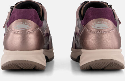 Gabor Rollingsoft Sneakers roze Leer - 37,38,38.5,39,40