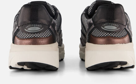 Gabor Rollingsoft Sneakers zilver Textiel - 38,38.5,39,43