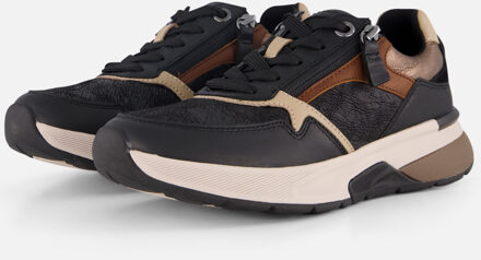 Gabor Rollingsoft Sneakers zwart Leer - 36,36.5,37,37.5,38.5,43,43.5