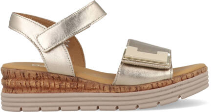 Gabor Sandalen 62.700.82 Goud-38 maat 38