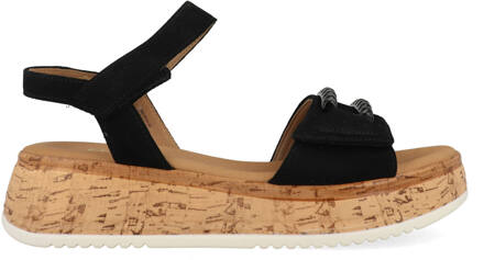 Gabor Sandalen 62.740.47 Zwart-39 maat 39