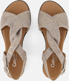 Gabor Sandalen beige Leer - 36,36.5,37.5,38,38.5,39,40,41,41.5,42,42.5,43,43.5