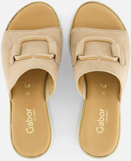 Gabor Sandalen beige Suede - 36,36.5,37,38,38.5,40