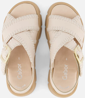 Gabor Sandalen beige Suede - 40,41