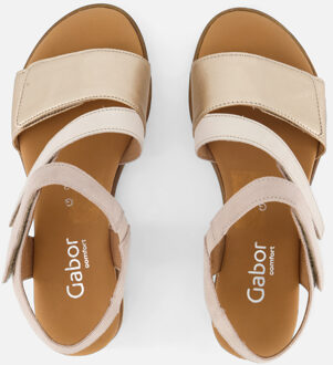 Gabor Sandalen beige Synthetisch - 36,38,38.5,39,40,41,41.5