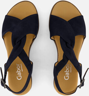 Gabor Sandalen blauw Nubuck - 36,38,39,41,42,43.5