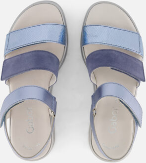 Gabor Sandalen blauw Synthetisch - 41.5,42.5