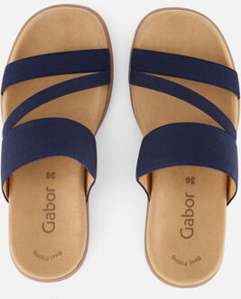 Gabor Sandalen blauw Textiel - 39