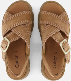 Gabor Sandalen cognac Leer - 36,37.5,39,40,41,41.5,42