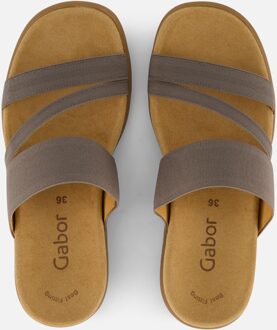 Gabor Sandalen grijs Textiel - 37