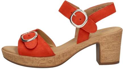 Gabor Sandalen Hak Oranje - 41