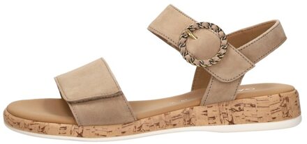 Gabor Sandalen Plat Beige - 43