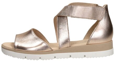 Gabor Sandalen Plat Goudkleur - 37