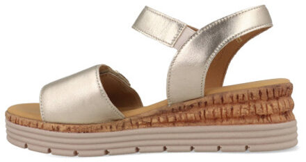 Gabor Sandalen Plat Goudkleur - 38