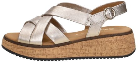 Gabor Sandalen Plat Goudkleur - 41