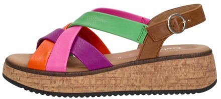 Gabor Sandalen Plat  Kleuren Overige - 41
