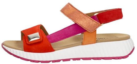 Gabor Sandalen Plat Oranje - 37