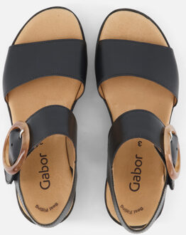 Gabor Sandalen zwart Leer - 39,40,43.5