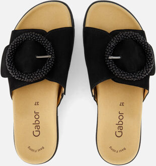 Gabor Sandalen zwart Suede - 36,39,41,42