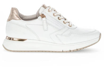 Gabor Sneaker bianco,oro,puder - 7