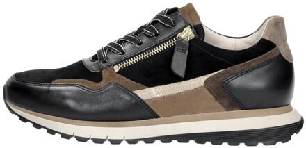 Gabor Sneaker schwarz whisky goud - 6.5