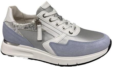 Gabor Sneaker zilver,blauw,wit - 5.5