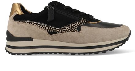 Gabor Sneakers 56.527.39 Zwart / Beige maat
