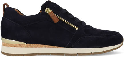 Gabor Sneakers 63.411.16 Blauw / Goud-40.5 maat 40.5