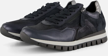 Gabor Sneakers blauw Suede - 36,37,37.5,38,38.5,39,40,41,41.5,42,42.5,43,43.5