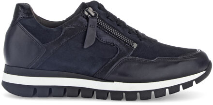 Gabor Sneakers blauw Suede - 37.5,43.5,43,42.5,36.5,42,41,40,39,38.5,38,36