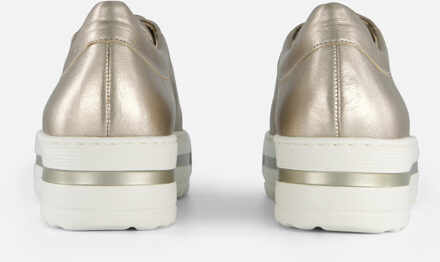 Gabor Sneakers goud Leer Beige - 38,41