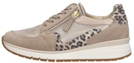 Gabor Sneakers Laag Met Stretch Beige - 41