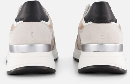 Gabor Sneakers zilver Leer Wit - 37.5,38.5