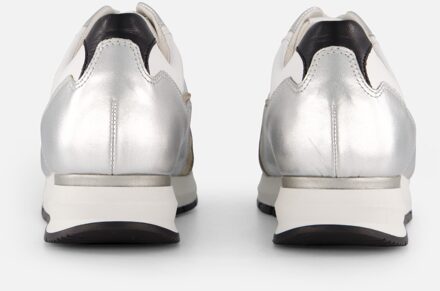 Gabor Sneakers zilver Synthetisch Wit - 36.5,37,37.5,38,38.5,39,40,41,41.5,42,42.5,43,43.5,36